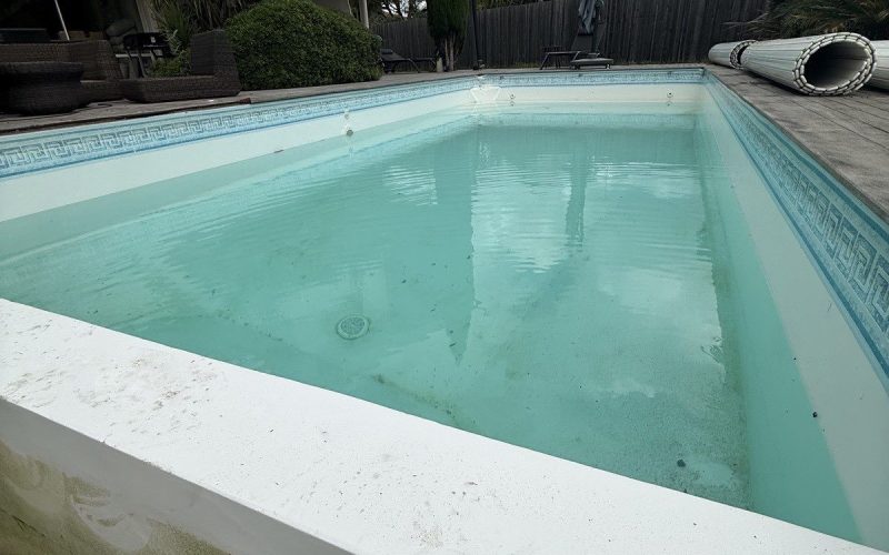 d-vidange de la piscine